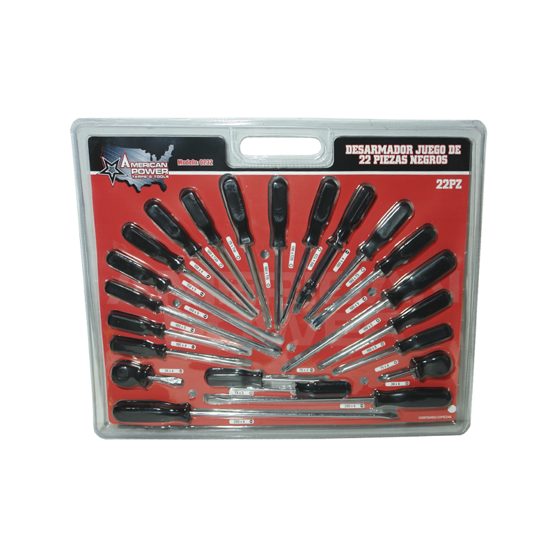 DESARMADOR APT T/SNAPO NEGRO 22PZ   0232 | 0232