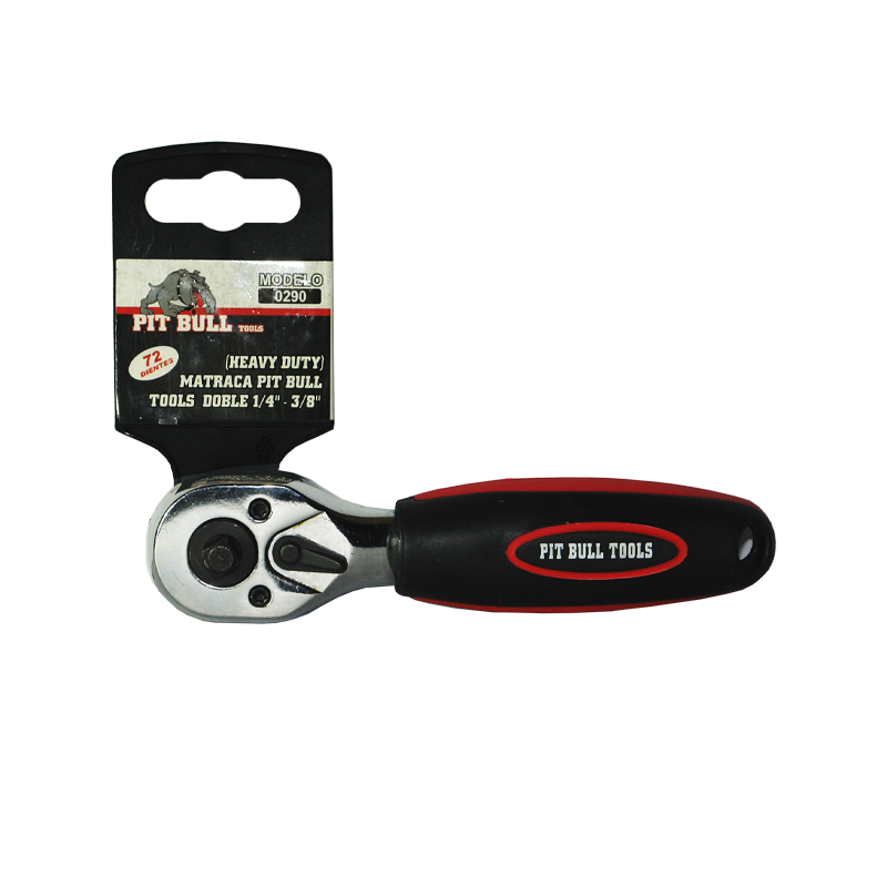 MATRACA PIT BULL TOOLS DOBLE 1/4-3/8 | 0290