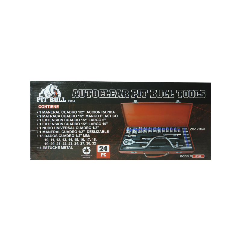 AUTOCLEAR PIT BULL TOOLS 24 PZ | 0364