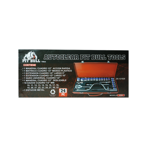 AUTOCLEAR PIT BULL TOOLS 24 PZ | 0364