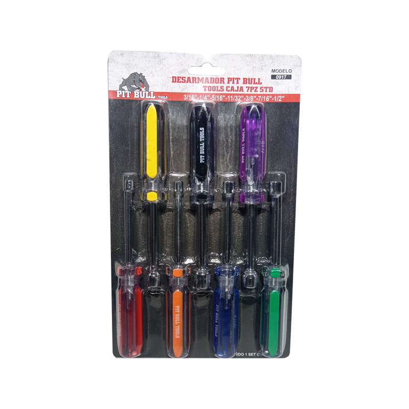 DESARMADOR PIT BULL TOOLS CAJA 7PZ STD | 0917