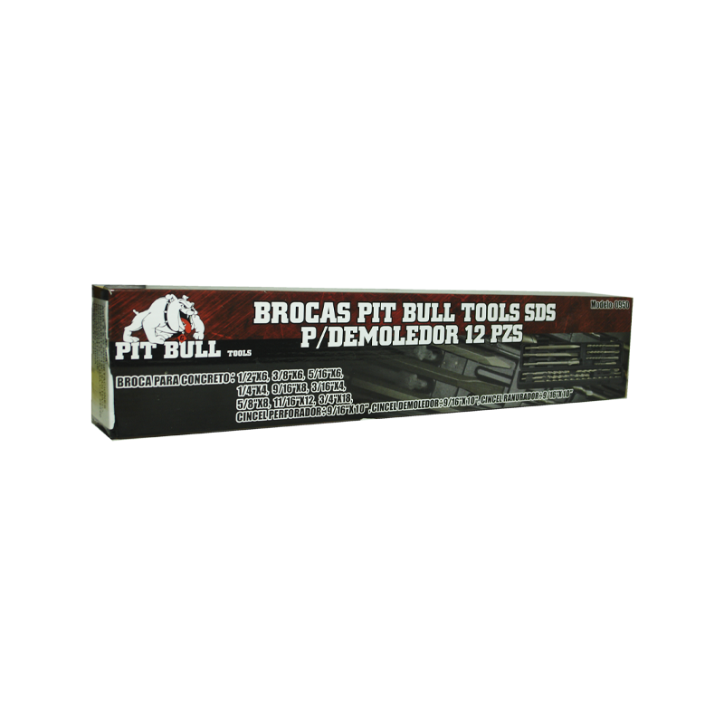 BROCAS PIT BULL TOOLS SDS P/DEMOLEDOR | 0950