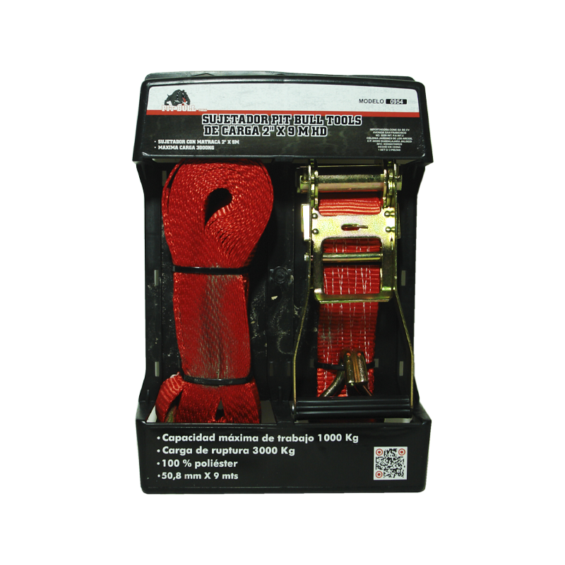 SUJETADOR PIT BULL T CARGA 2 X 9M 2PZ HD | 0954