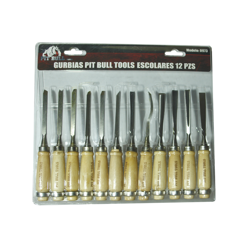 GURBIAS PIT BULL TOOLS 12 PZ  ESCOLARES | 0973