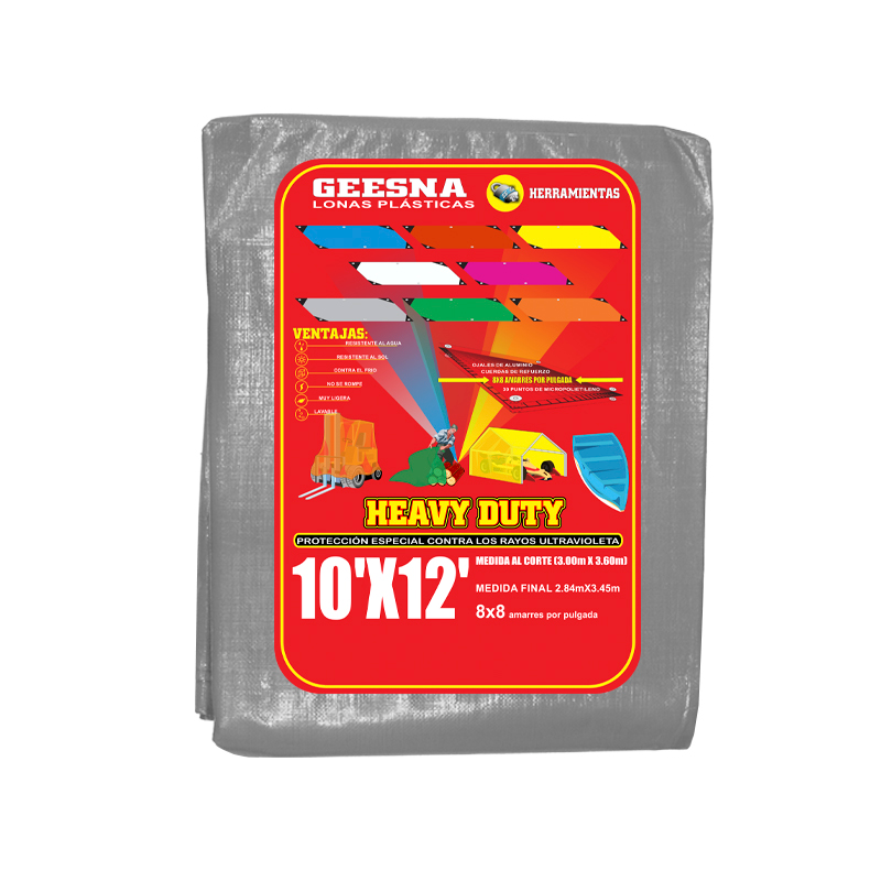 LONA GRIS LIG 10X12 ( 3.00X3.60)  GEESNA | 2376