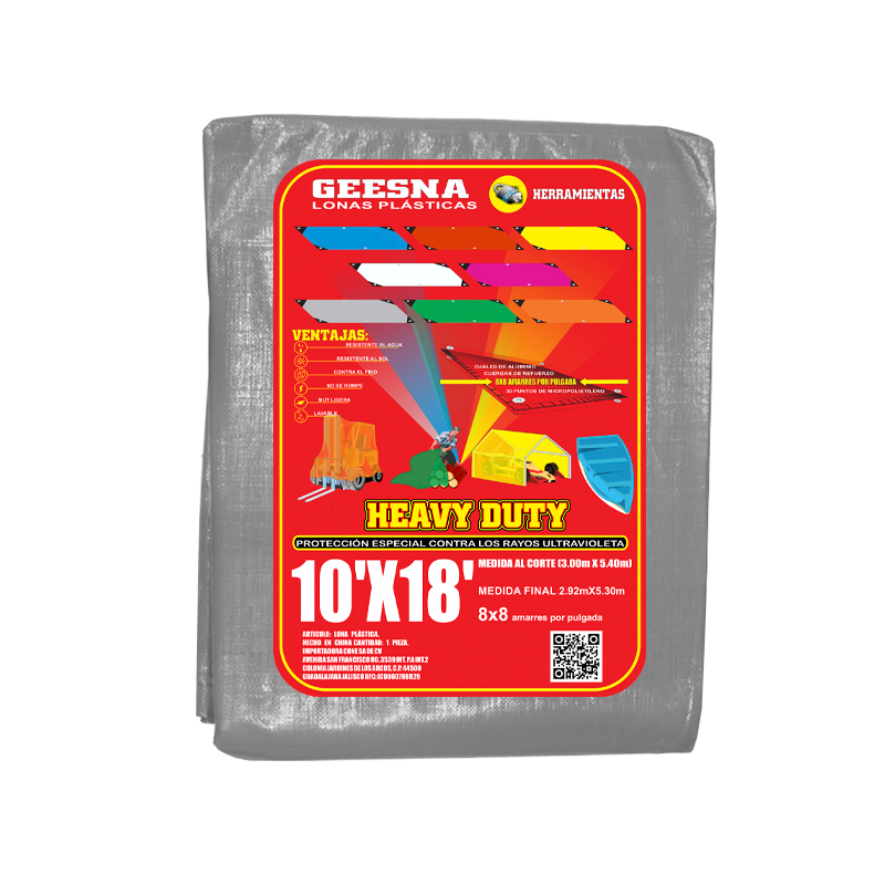 LONA GRIS LIG 10X18 ( 3.00X5.40)  GEESNA | 2379