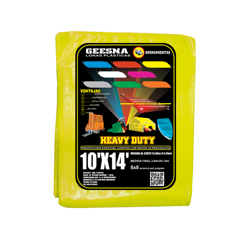 LONA AMAR LIG 10X14 ( 3.00X4.20) GEESNA | 2429