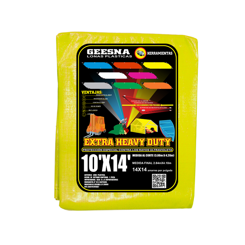LONA AMAR PES 10X14 (3.00X4.20)  GEESNA | 2777