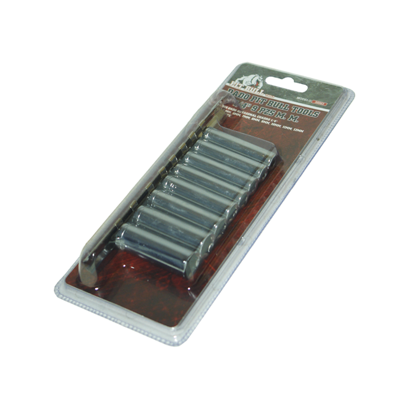 DADO PIT BULL TOOLS 1/4 9 PZ M.M. | 30003