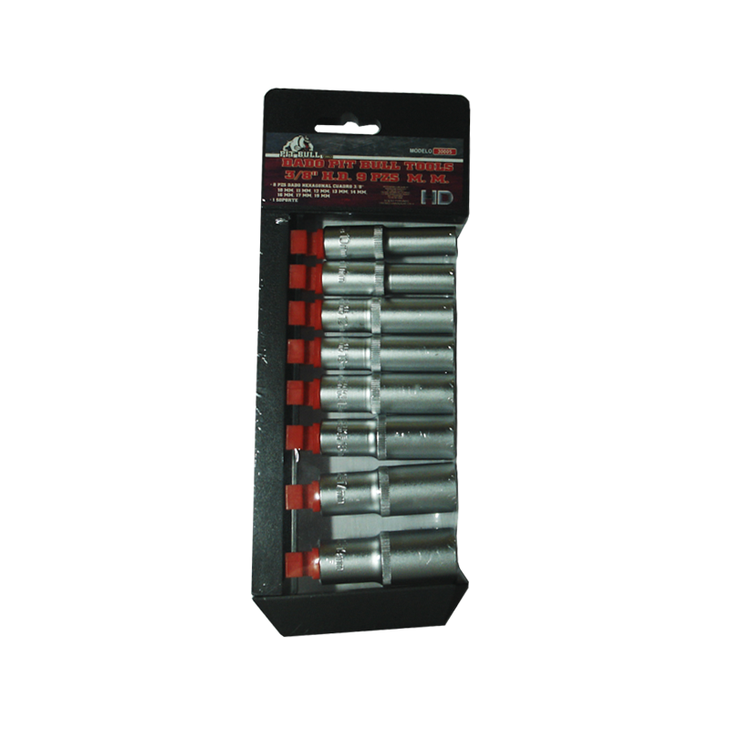 DADO PIT BULL TOOLS 3/8 H.D. 9PZ M.M. | 30005