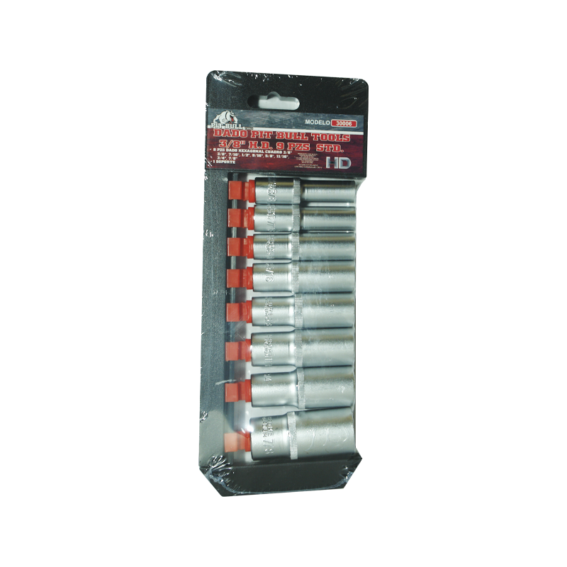 DADO PIT BULL TOOLS 3/8 H.D. 9PZ STD | 30006