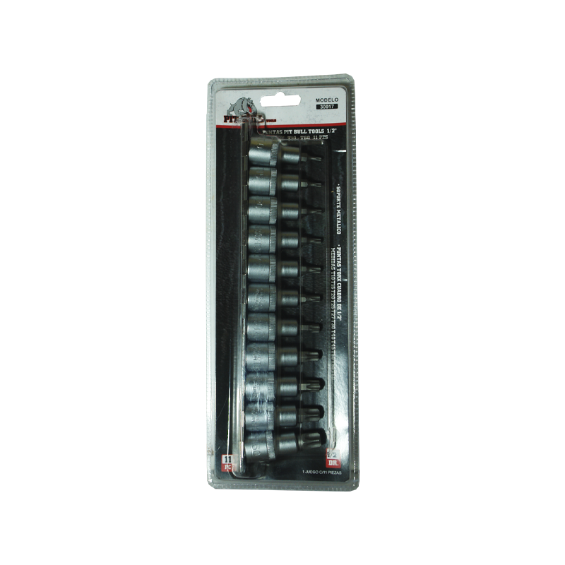 PUNTAS PIT BULL TOOLS 1/2 TORX 11 PZS | 30017