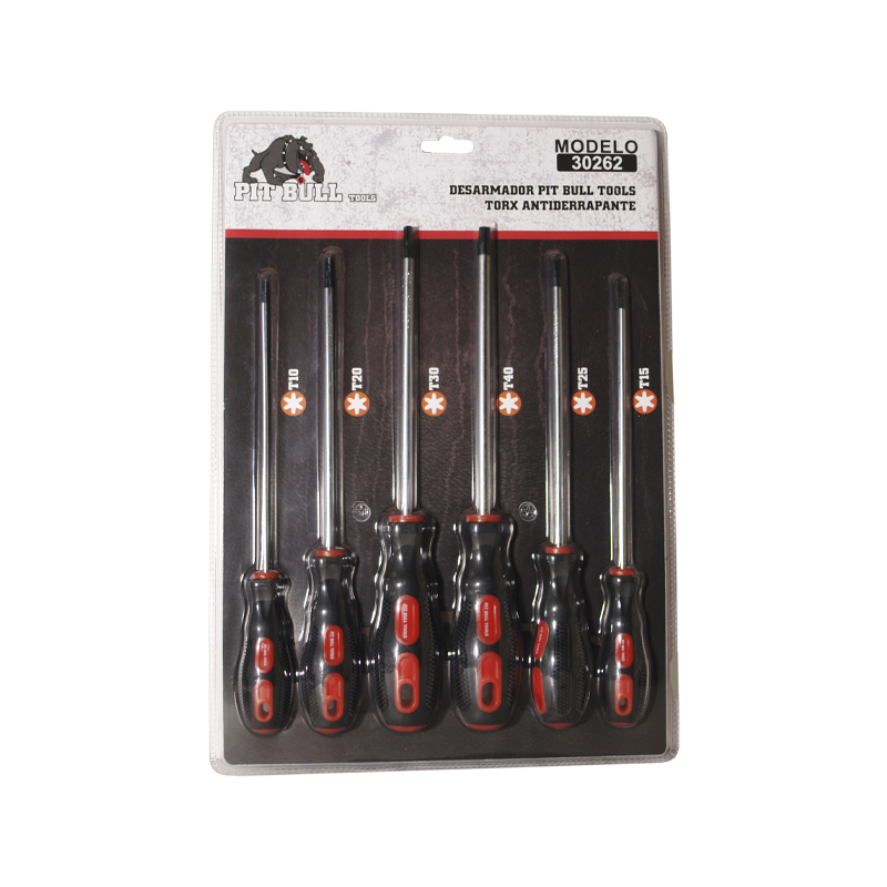 DESARMADOR PIT BULL TOOLS TORX ANTID | 30262
