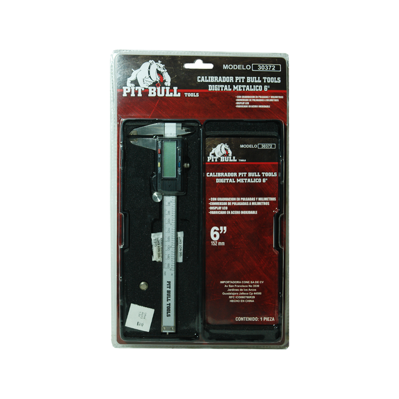 CALIBRADOR PIT BULL DIGITAL METALICO | 30372