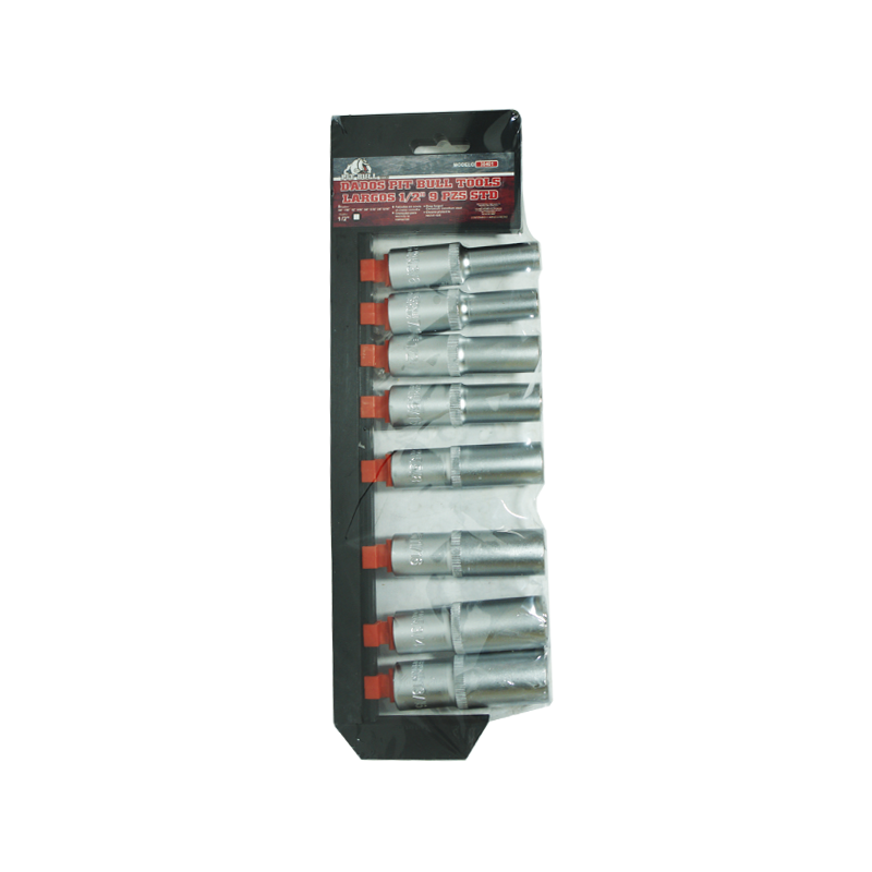 DADOS PIT BULL TOOLS LARGO 1/2 9PZ STD | 30401