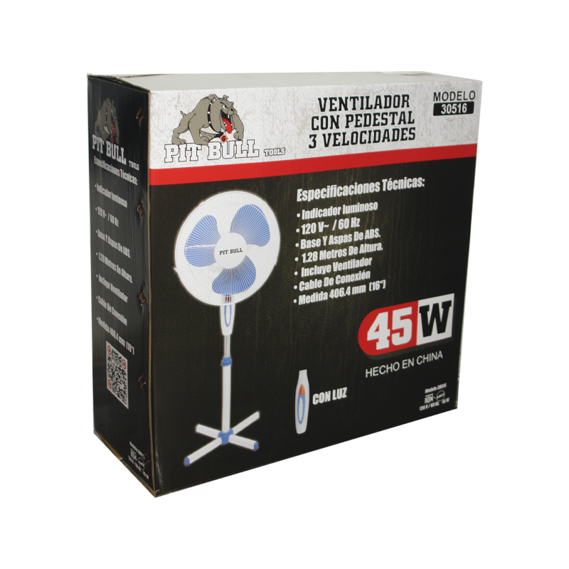 VENTILADOR PIT BULL 3 VEL 16 | 30516