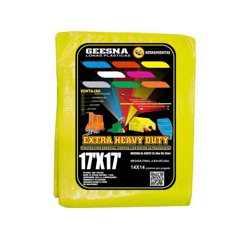 LONA AMAR PES 17X17 (5.10X5.10)  GEESNA | 33284