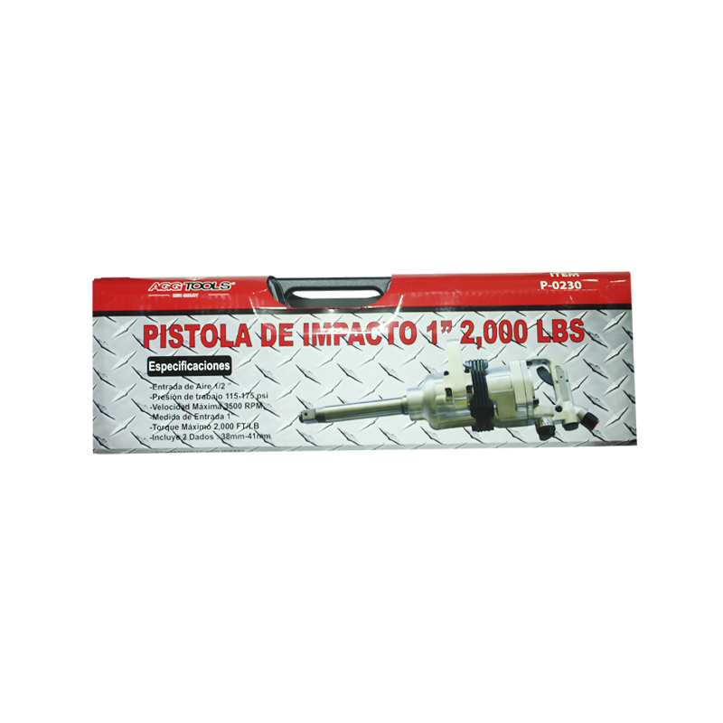 PISTOLA AGG IMPACTO 2000 LB/FT LARGA 1 | 34034
