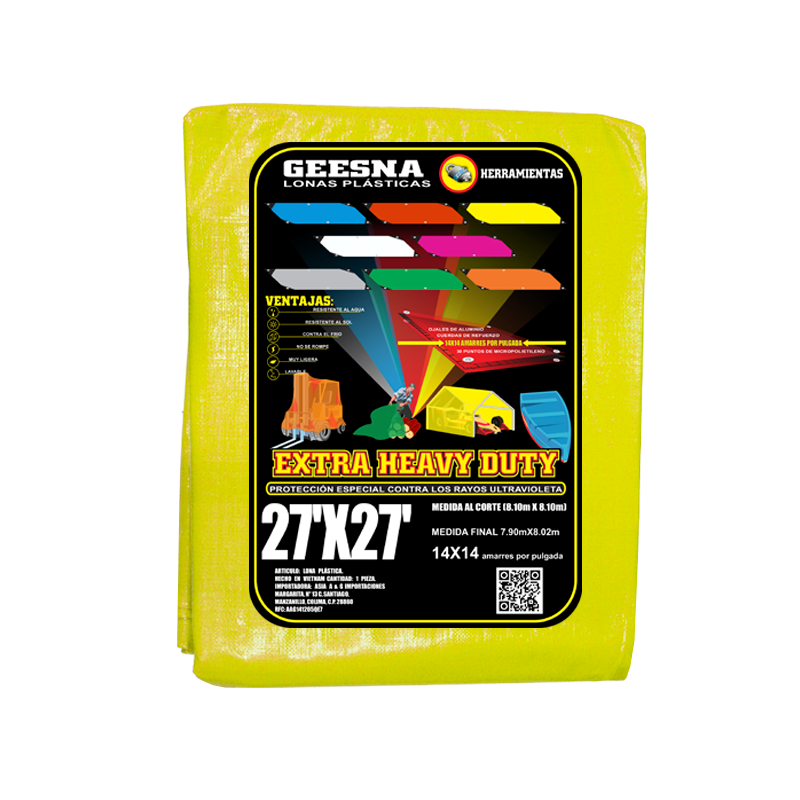 LONA AMAR PES 27X27 (8.10X8.10) GEESNA | 34126