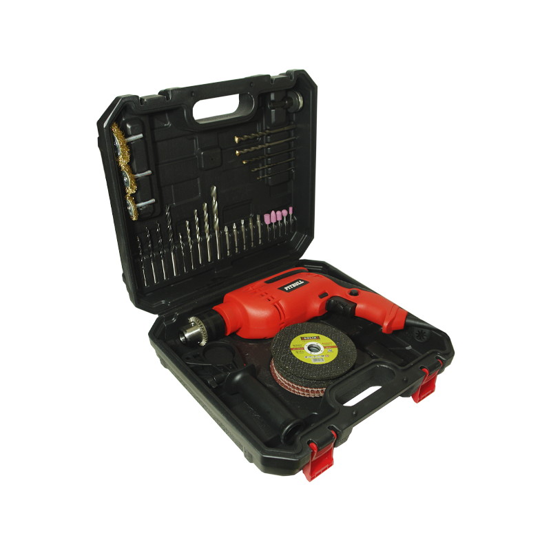 TALADRO PIT BULL 500 W C/ESTUCHE 42 PZS | 40002