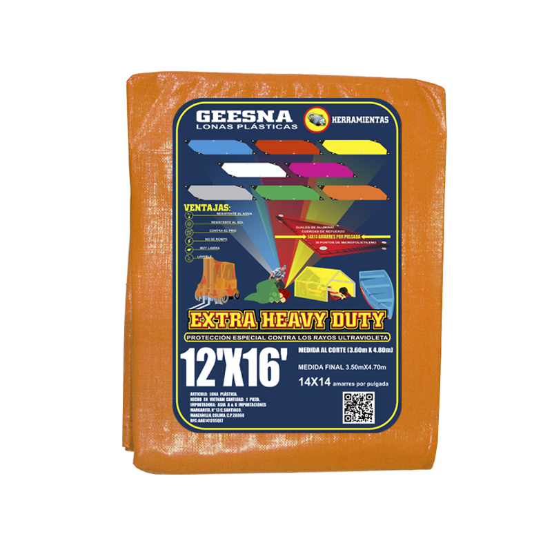 LONA NARA PES 12X16 ( 3.60X4.80)  GEESNA | 5716