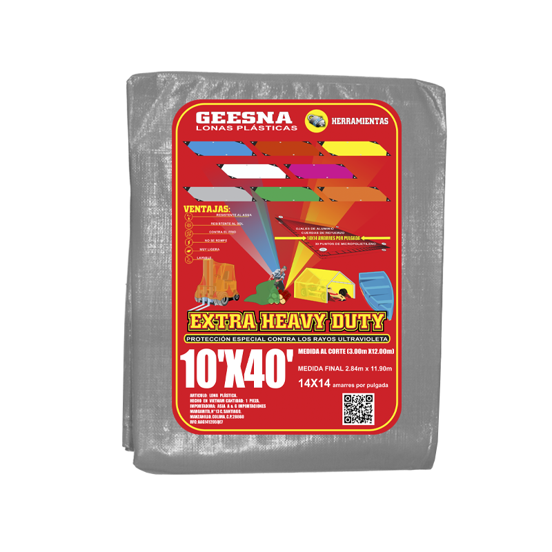 LONA GRNG PES 10X40 ( 3.00X12.00) GEESNA | 5962
