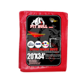 LONA PIT BULL ROJA 20X34 ( 6.00X10.20) | 60022