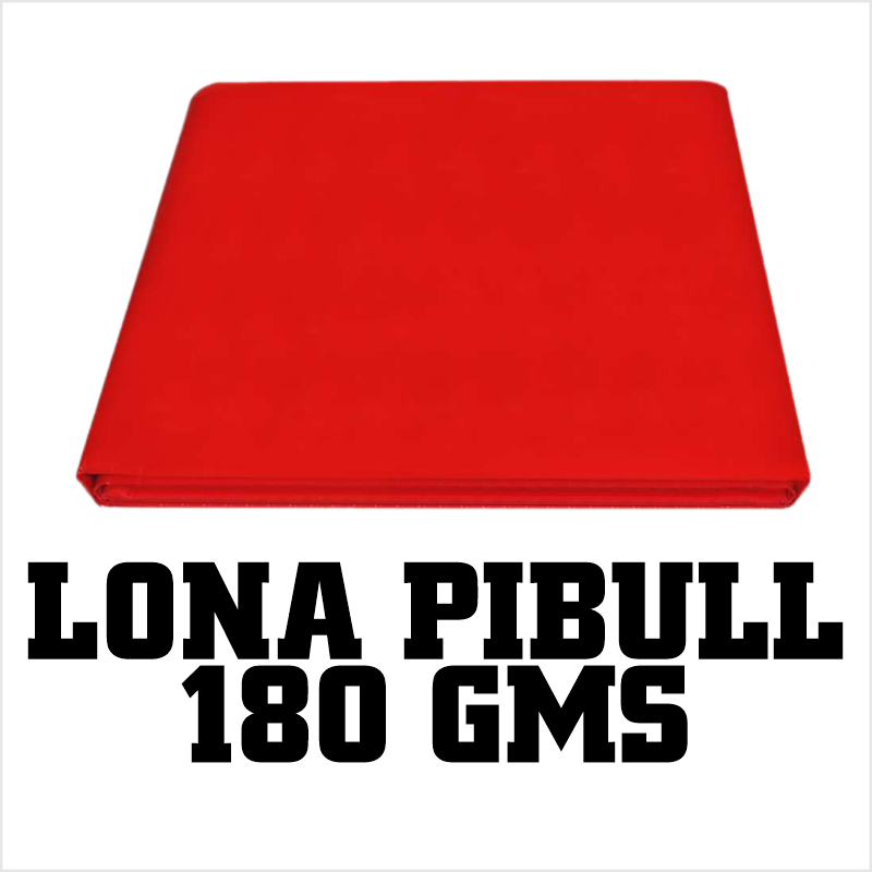 LONA PIT BULL ROJA 20X34 ( 6.00X10.20) | 60022