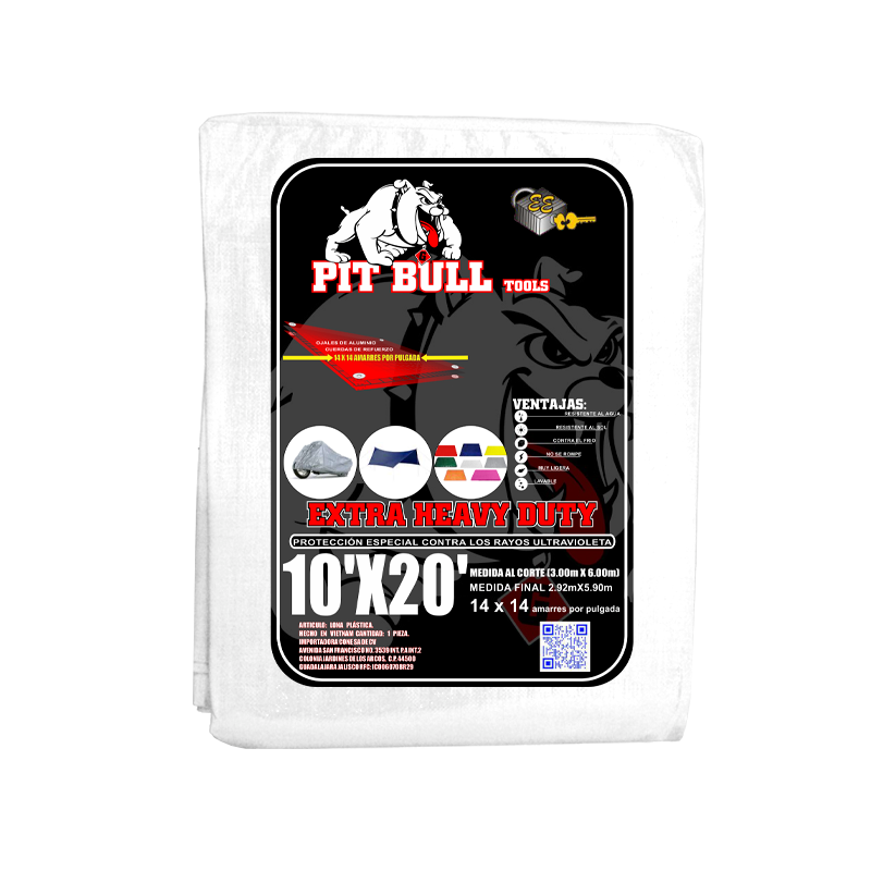 LONA PIT BULL BLCA 10X20 ( 3.00X6.00 ) | 60060