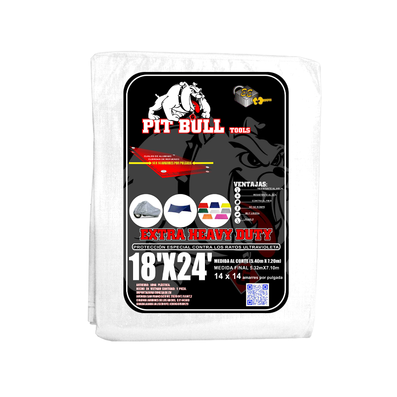 LONA PIT BULL BLCA 18X24 ( 5.40X7.20 | 60072