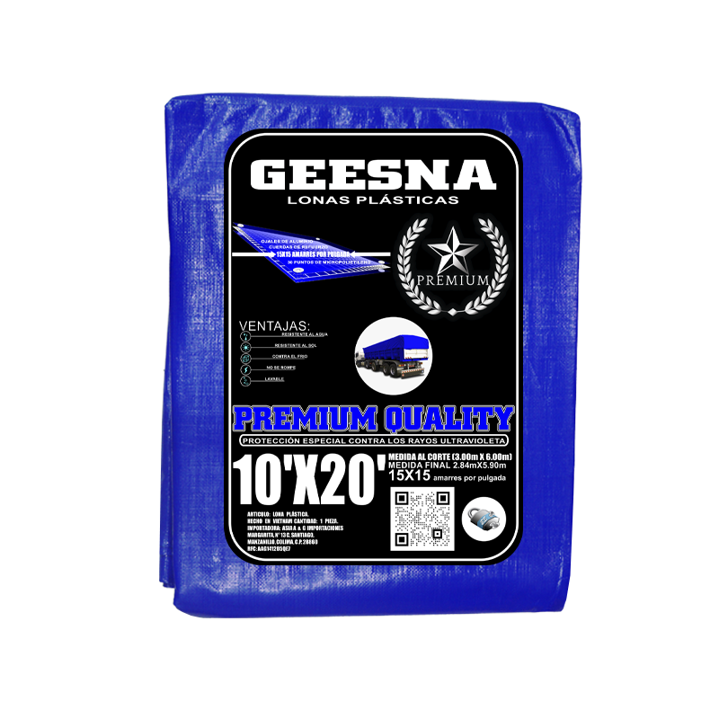 LONA AZGR 220G 10X20 ( 3.00X6.00) GEESN | 60133