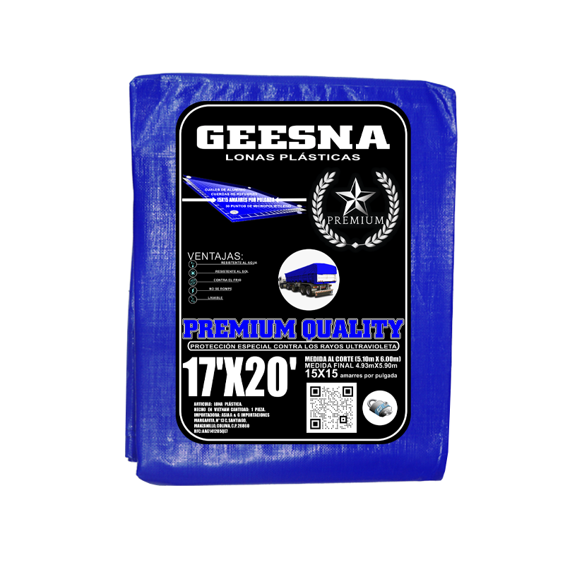 LONA AZGR 220G 17X17 (5.10X5.10) GEESNA | 60141