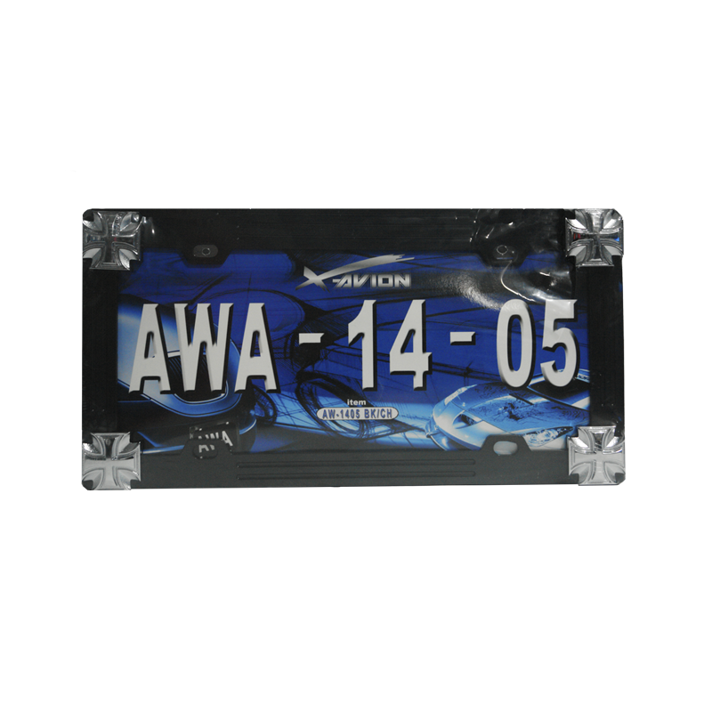 PORTA PLACA AW CHOPPER NEGRO | 70577