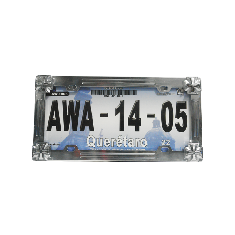 PORTA PLACA AW CHOPPER CROMO | 70578