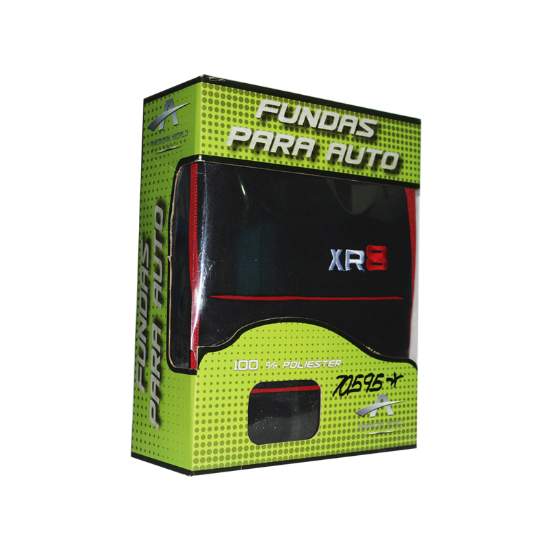 KIT COMBO ASIENTO XR8 NEGRO/ROJO | 70595-X