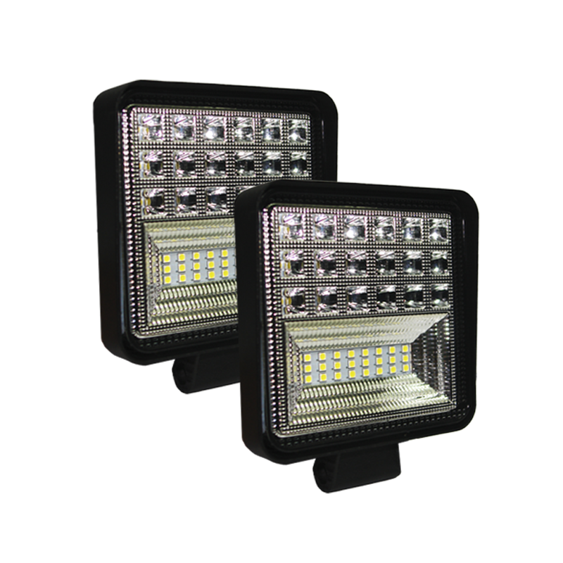FARO AW LED CUADRADO SLIM CLARO JGO 2 PZS | 70655