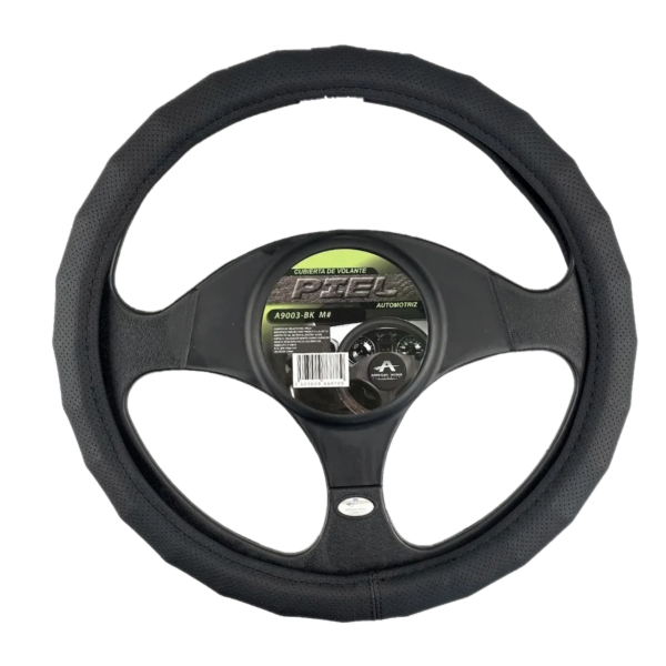 FUNDA VOLANTE PIEL NEGRO | 70661
