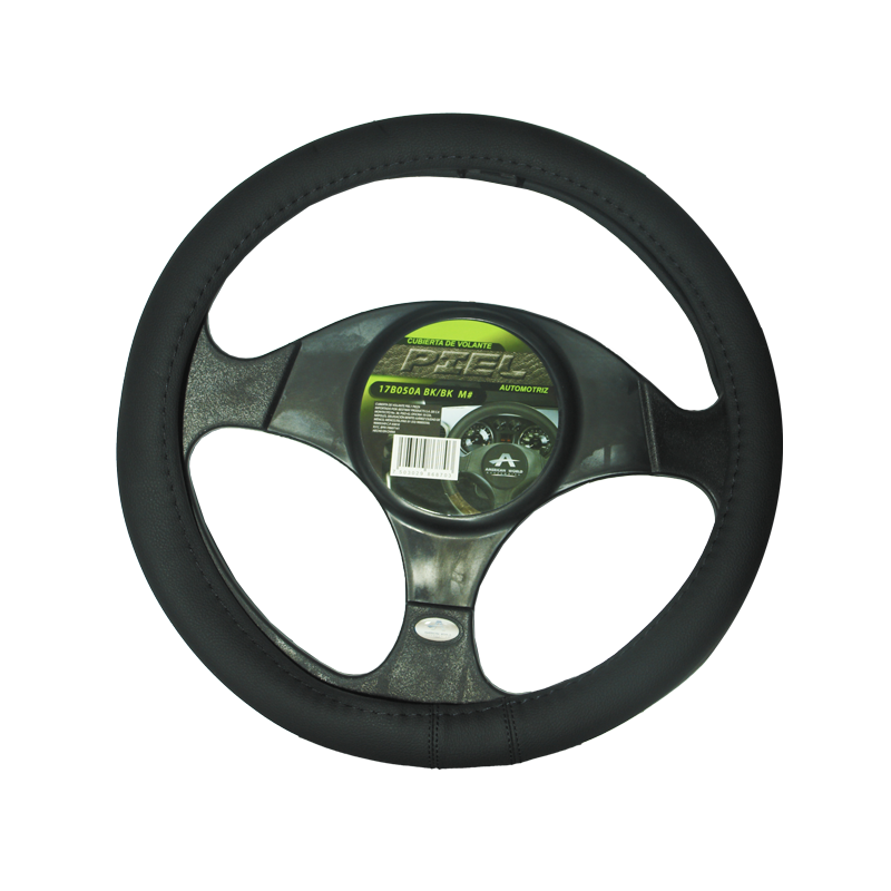 FUNDA VOLANTE PIEL NEGRO | 70662