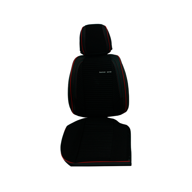 VESTIDURAS 3D NEGRO-ROJO | 70685