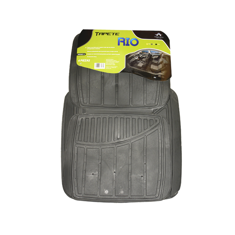 TAPETE AW RIO 4 PZS NEGRO JG | 70717