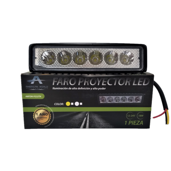 FARO AW 6 LED 12-24 V 18 WATTS JGO 2 PZS | 70719