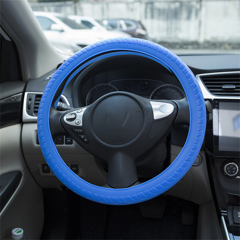 FUNDA VOLANTE SILICON 150 GR AZUL | 70735