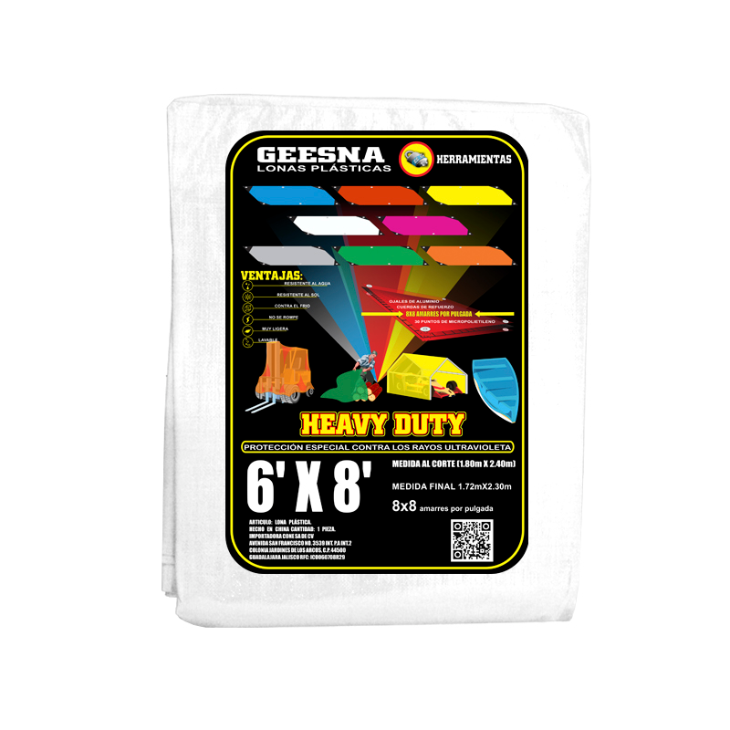 LONA BLCA LIG  6X8  (1.80X2.40)  GEESNA | 8025