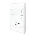 PLACA ADIR VENECIA 2 A 1 CONT C/T BLANCO | A4014