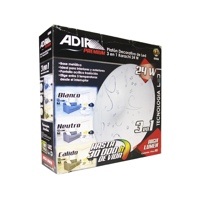 LUM  ADIR  3 CAMBIOS LUZ  KARACHI 24 W | A6566