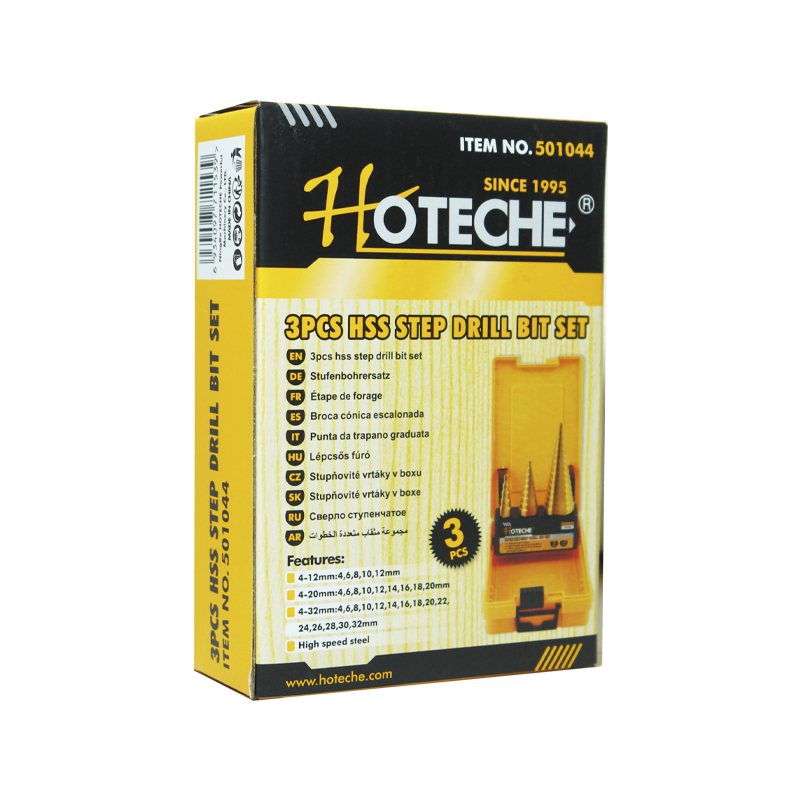 BROCAS HOTECHE ESCALONADA 4MM-32MM 3 PZS | HT0023 | 501044