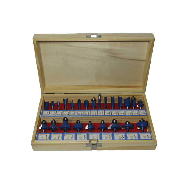 BROCA RIDGE P/ ROUTER 1/4  24 PZS