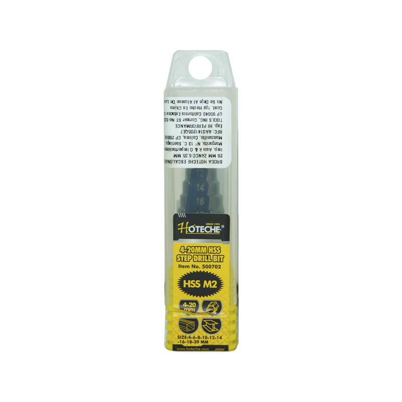 BROCA HOTECHE ESCALONADA 4 MM - 20 MM ZANCO 6.35 MM | HT0321 | 500702