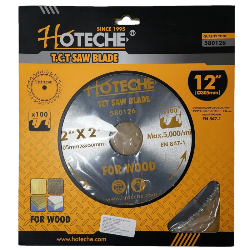 DISCO HOTECHE SIERRA 12 X 100 DIENTES | HT0067 | 580126
