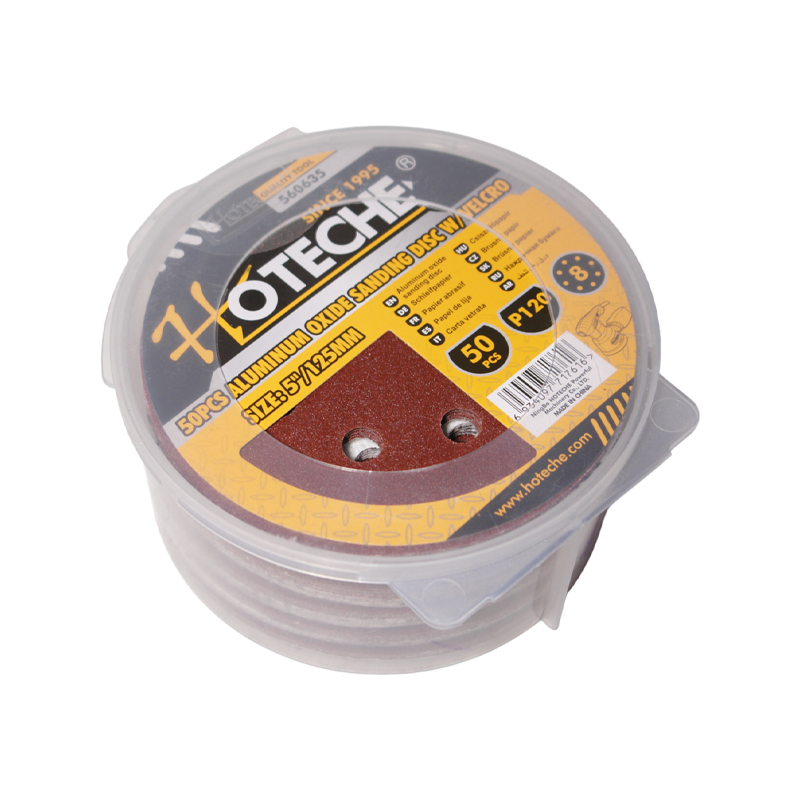 KIT HOTECHE LIJAS P/ORBITAL 5 125MM / 120G | HT0082 | 560635